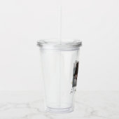 Foto-Geschenk für Mama mit Lid & Straw Acryltrinkbecher (Rechts)