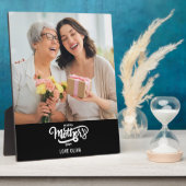 Foto Geschenk Glücklichen Muttertag Fotoplatte (Seite)