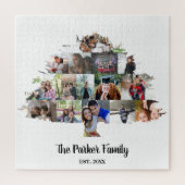 Foto Geschenk Idee Familienbaum Foto Collage Puzzle (Vertikal)
