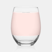 Foto-Geschenk "Liebe Sie Mama immer für immer" Weinglas Ohne Stiel (Rückseite)