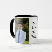 Foto-Geschenk-Tasse KRW kundenspezifische mit Tasse (Vorderseite Links)