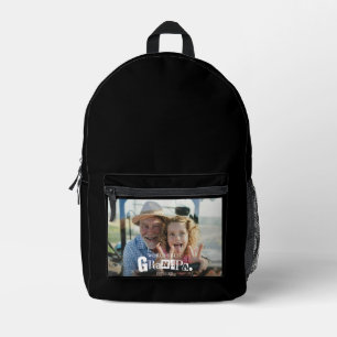 Foto-Geschenk Weltbester Opa Gründungjahr Bedruckter Rucksack