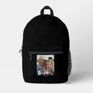 Foto-Geschenk Weltbester Opa Gründungjahr Bedruckter Rucksack