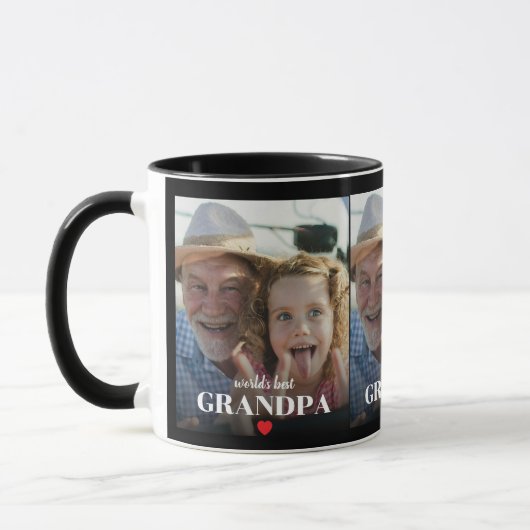 Foto-Geschenk Weltbester Opa Tasse (Links)
