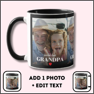 Foto-Geschenk Weltbester Opa Tasse