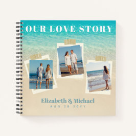 FOTO Geschenke für Neukunden UNSERE LIEBE GESCHICH Notizblock