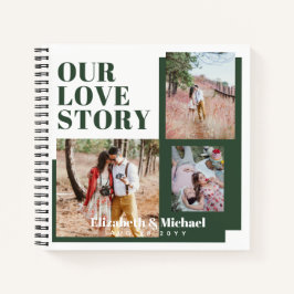 FOTO Geschenke für Neukunden UNSERE LIEBE GESCHICH Notizblock