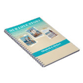 FOTO Geschenke für Neukunden UNSERE LIEBE GESCHICH Notizblock (Rechte Seite)