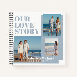 FOTO Geschenke für Neukunden UNSERE LIEBE GESCHICH Notizblock