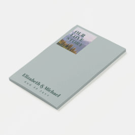 FOTO Geschenke für Neukunden UNSERE LIEBE GESCHICH Post-it Klebezettel