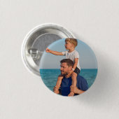 Foto-Geschenke für Papa Aufkleber Button (Vorne & Hinten)