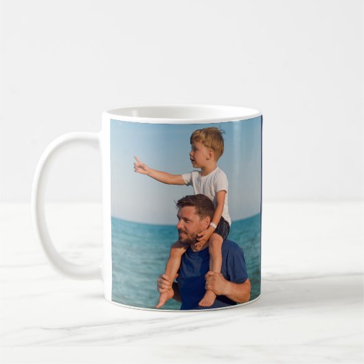 Foto-Geschenke für Papa Aufkleber Kaffeetasse (Links)