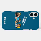 Foto-Geschenke für Vater, monogramiert, Flugzeug, Case-Mate iPhone Hülle (Rückseite (Horizontal))