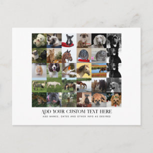 FOTO GESCHENKE MAMA PAPA OPA OMA HAUSTIERE FREUNDE EINLADUNGSPOSTKARTE