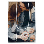 Foto-Geschenktasche Mittlere Geschenktüte (Rückseite)