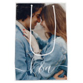 Foto-Geschenktasche Mittlere Geschenktüte (Rückseite)