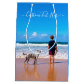 Foto-Geschenktüte für Ihre Haustiere Fotos Mittlere Geschenktüte (Rückseite)