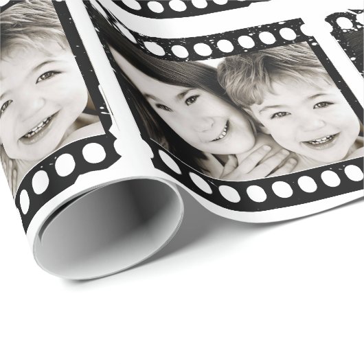 Foto-Geschenkverpackung Geschenkpapier (Rolleneckpunkt)