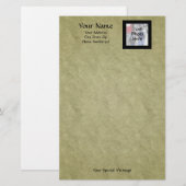 Foto-Geschirr, maßgeschneidertes Personalisiertes  Briefpapier (Vorne/Hinten)