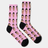 Foto-Gesichtssocken, einzigartig personalisiert Socken (Rechts)