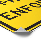 Foto-gestärktes Sign Poster (Ecke)