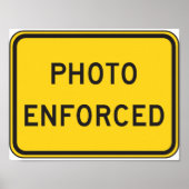 Foto-gestärktes Sign Poster (Vorne)