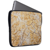 Foto getrockneter brauner Erde Laptopschutzhülle (Vorne Rechts)