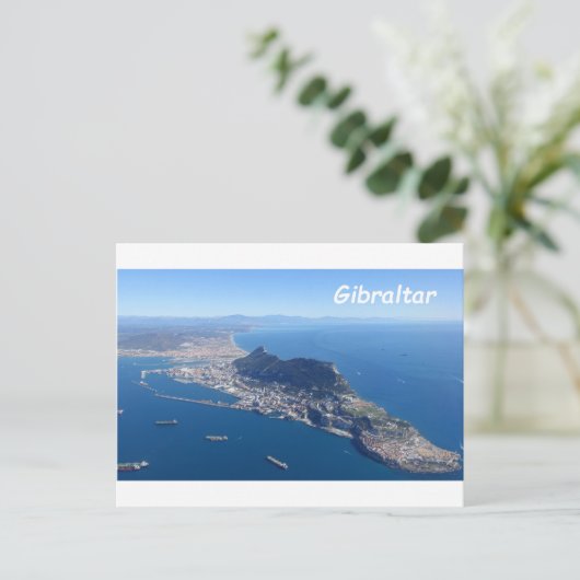 Foto Gibraltar Postkarte (Stehend Vorderseite)