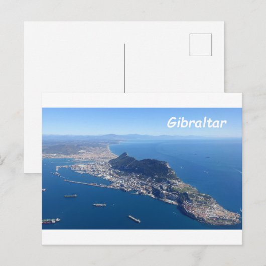 Foto Gibraltar Postkarte (Vorne/Hinten)