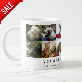 FOTO GIFTS VORLAGEN FAMILIENFREUNDE PETS CUSTOM Jumbo-Tasse