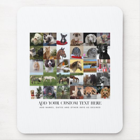 FOTO GIFTS VORLAGEN FAMILIENFREUNDE PETS CUSTOM MOUSEPAD (Vorne)