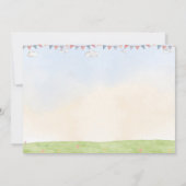 Foto Giraffe zum Geburtstag Einladung Safari Dschu (Rückseite)