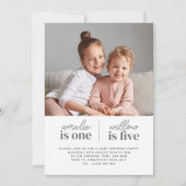 Foto Girls Joint Birthday Einladung - Script (Vorderseite)