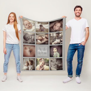 Foto-Gitterkollektion Fleecedecke