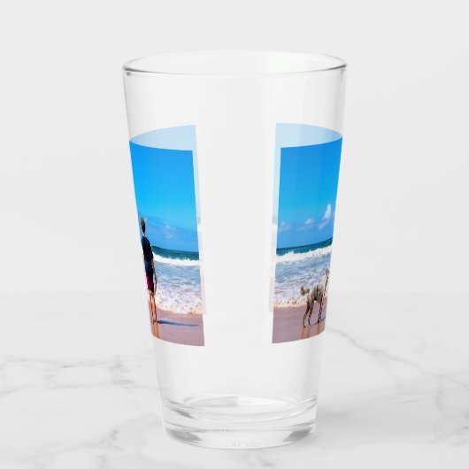 Foto-Gläser nach Maß machen Ihr eigenes Design mit Glas (Links)