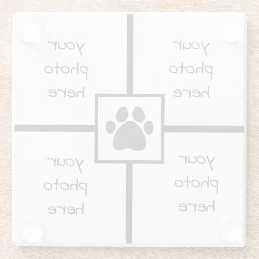 Foto Glasuntersetzer (Rückseite)