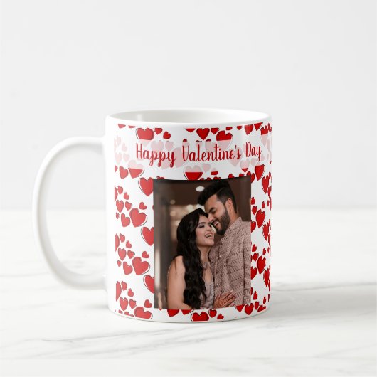 Foto Glücklichen Valentinstag Kaffeetasse (Links)