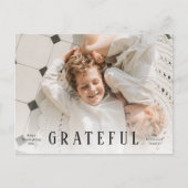 Foto | Glückliches Erntedankfest | Dankbar Postkarte (Vorderseite)