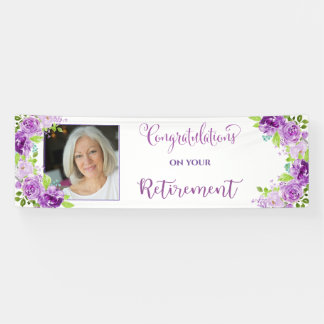 Foto-Glückwünsche auf Ihrem Ruhestand Banner