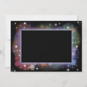 Foto glüht in der Dunklen Geburt Einladung (Rückseite)