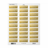 Foto-GOLD-Abschluss-Label (Vorne)