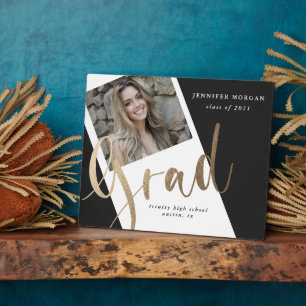 Foto-Gold-Abschlussfoto-Ankündigung Fotoplatte