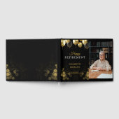 Foto Gold Ballon glückliche Rente Gästebuch (Voll)