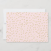 Foto Gold Black 21. Geburtstag Einladung (Rückseite)