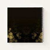 Foto Gold Confetti Happy Retirement Party Guest Notizblock (Rückseite)