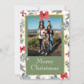 Foto Gold Frame Frohe Weihnachten Personalisiert (Vorderseite)