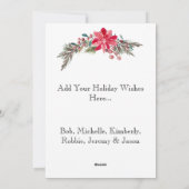 Foto Gold Frame Frohe Weihnachten Personalisiert (Rückseite)