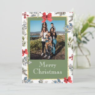 Foto Gold Frame Frohe Weihnachten Personalisiert