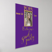 Foto Gold oder Silver Grad Party Foliendrucke (Ablage )