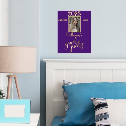 Foto Gold oder Silver Grad Party Foliendrucke (In Situ (Schlafzimmer))